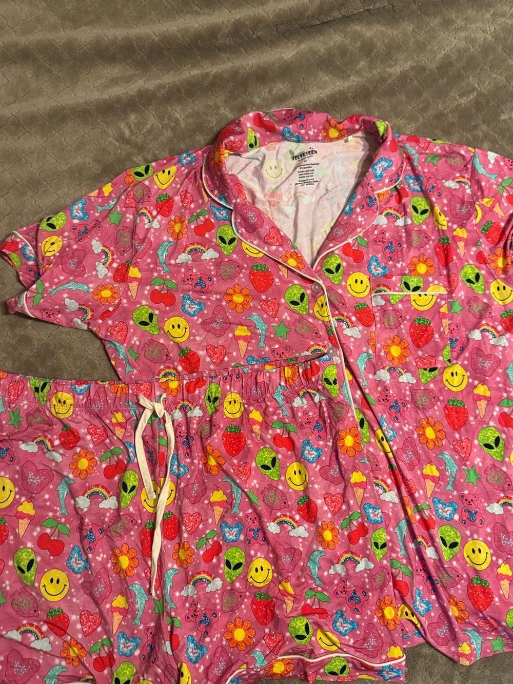 Bamboo Bunny Knots Women’s PJ set LIKE NEW